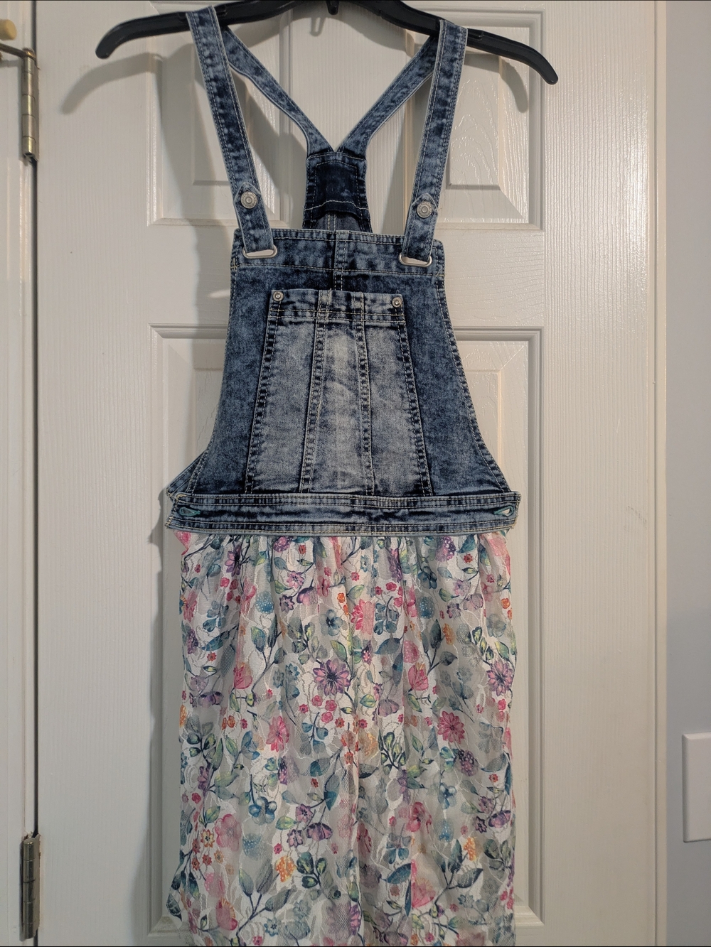 Jordache Denim Dress with Blue Jean Bib